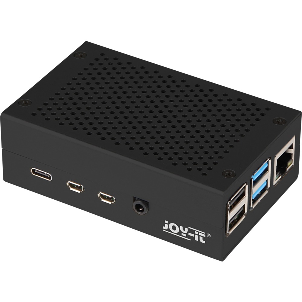 Joy-IT Aluminiumgehäuse für Raspberry Pi 4 B