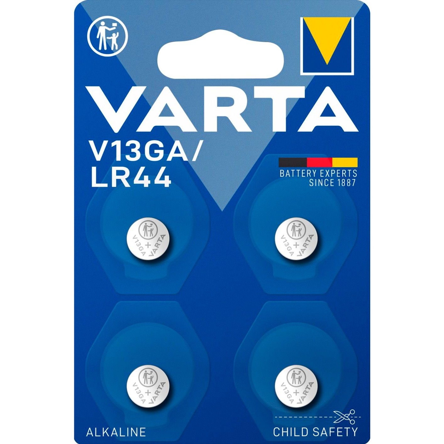 VARTA Knopfzelle Alkaline Special V13GA - 4 Stück