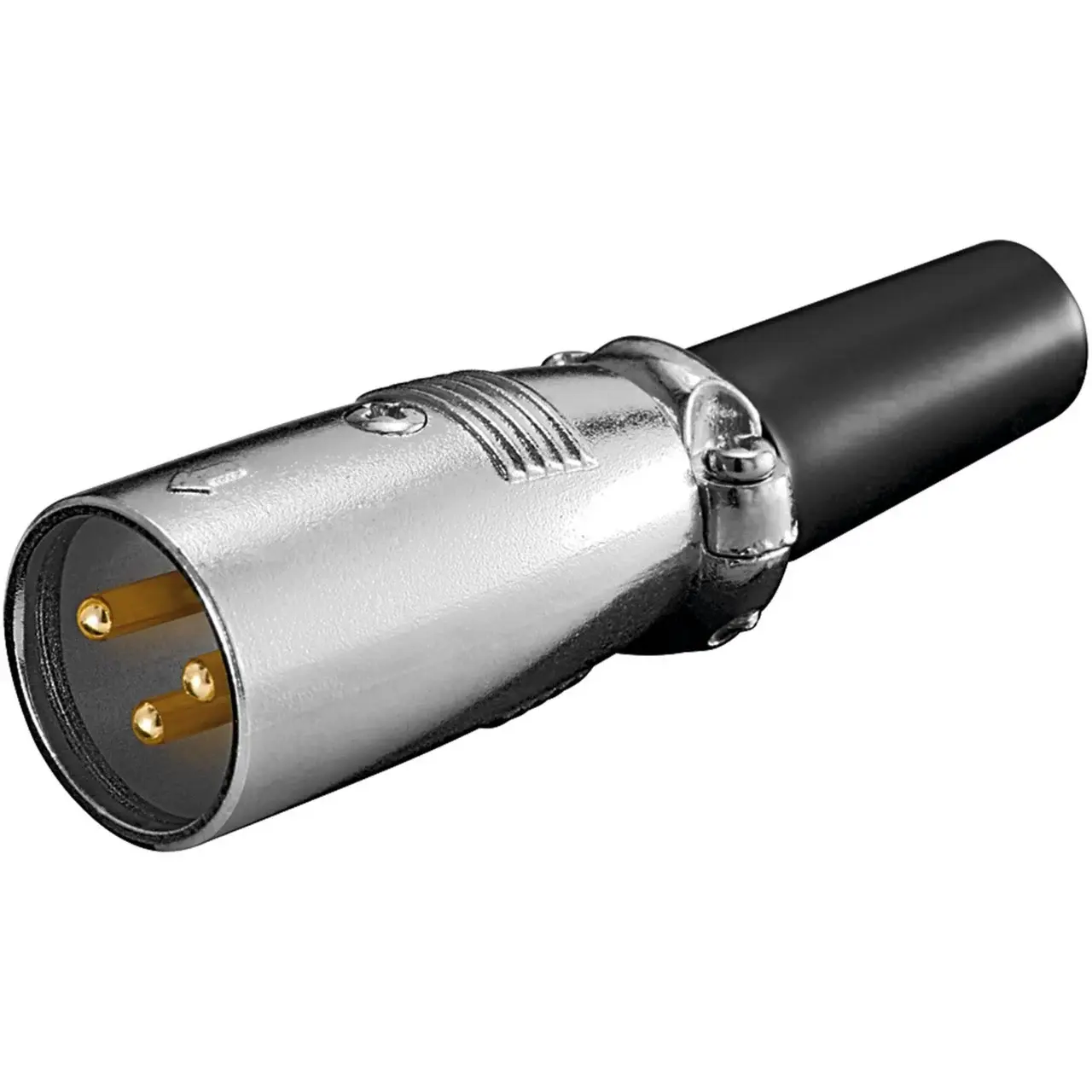 goobay Mikrofonstecker - 3Pin | schwarz