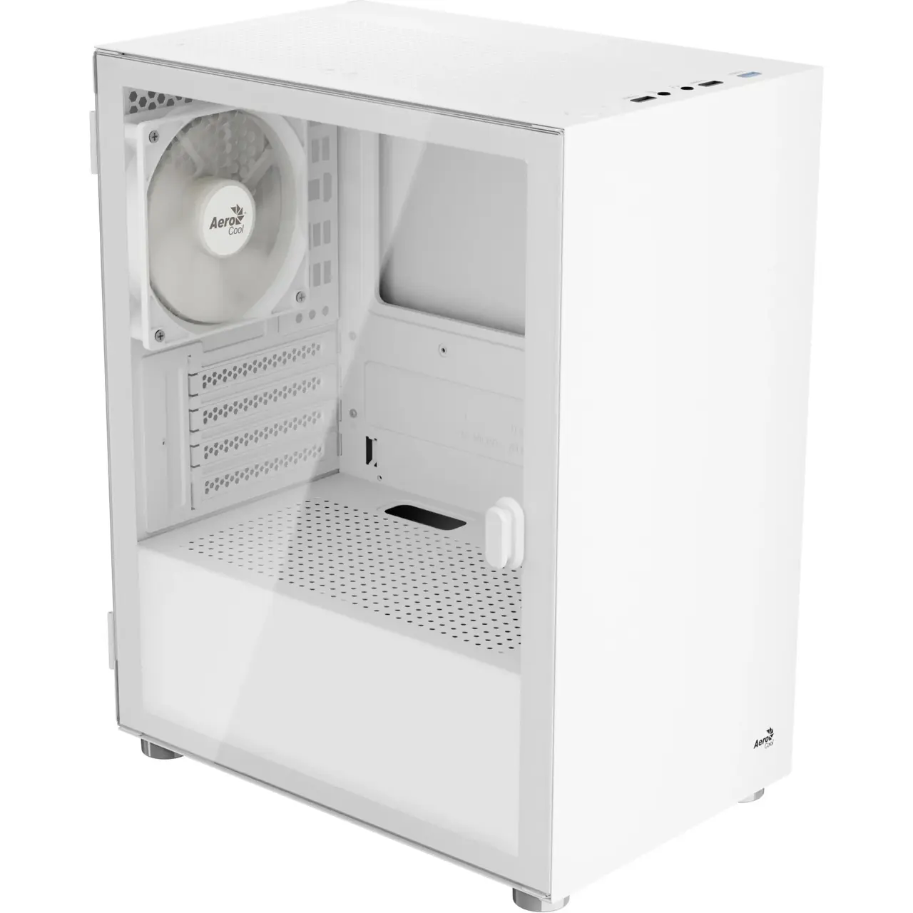 Aerocool CS-111-G-WT-v1 - Tempered Glass | weiß