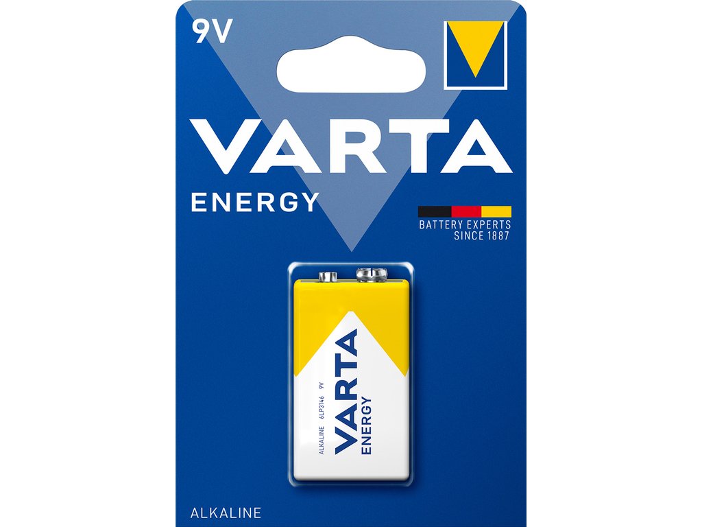 VARTA Energy Batterie E-Block 6LR61- 9Volt