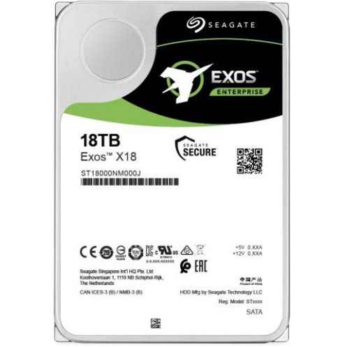 18 TB Seagate EXOS X18 ST18000NM000J - Bring-In-Warranty