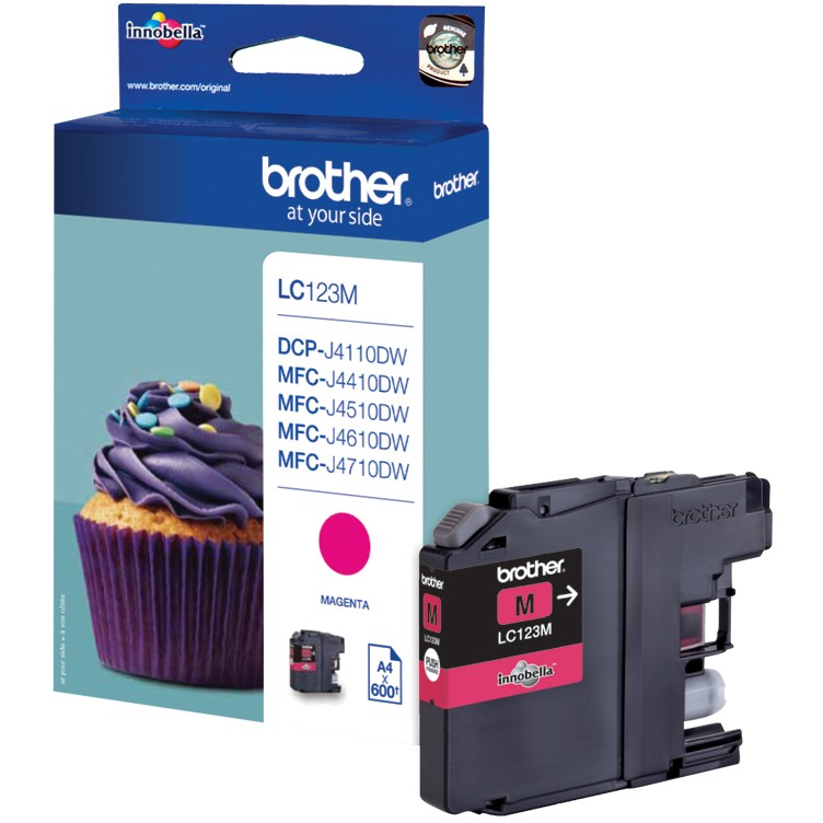 Brother Tinte LC-123M | magenta