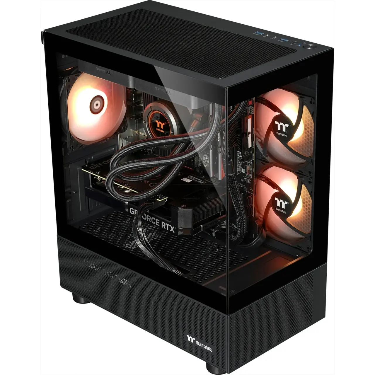 Thermaltake FTW Elite - AMD Ryzen 7 5700X3D, GeForce RTX 4070 SUPER, 32 GB, 1 TB SSD, Windows 11 Home | schwarz