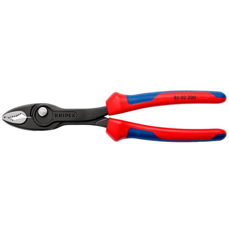 KNIPEX TwinGrip Frontgreifzange - Länge 200mm | rot/blau