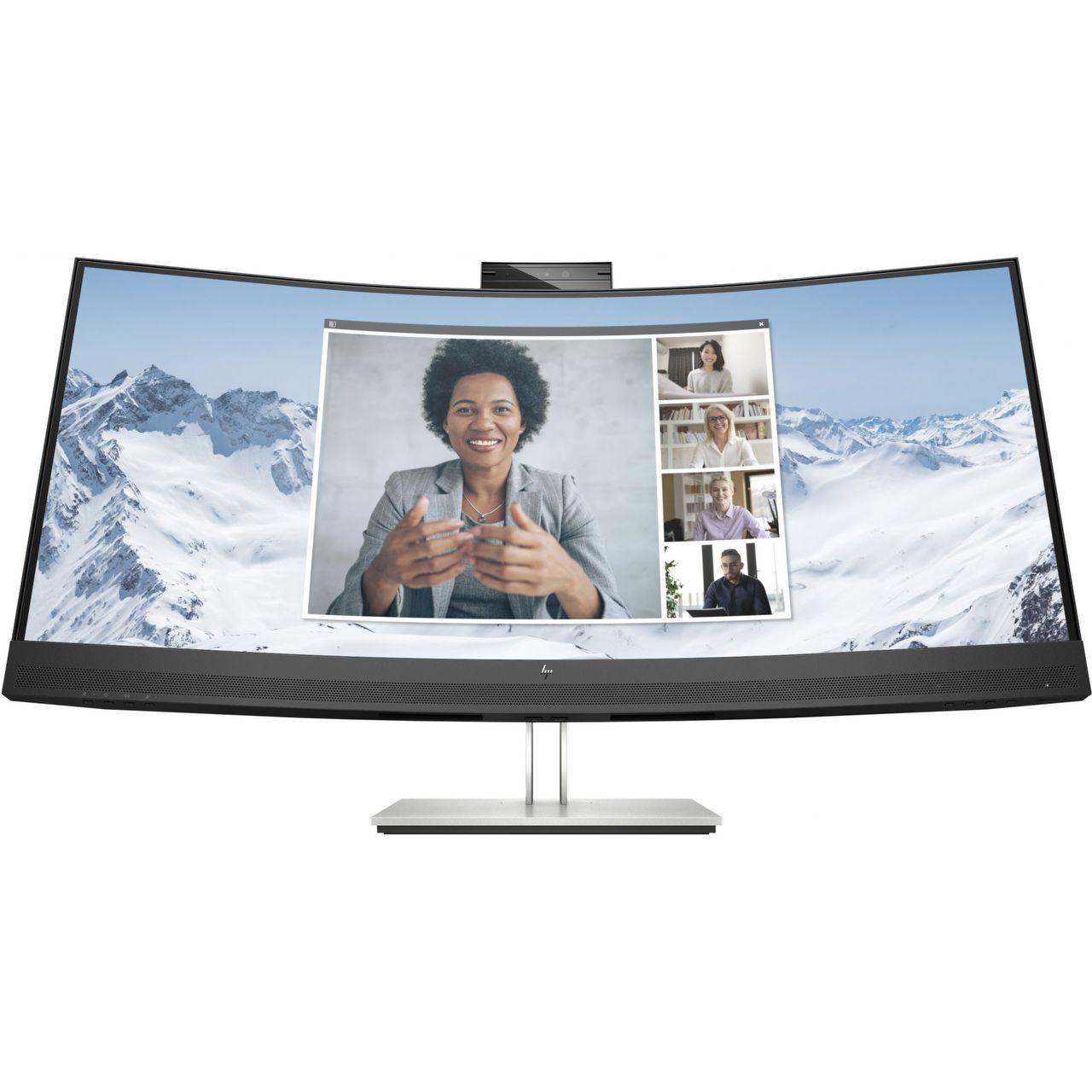 HP E34m G4 - VA, WQHD, USB-C, Webcam | schwarz/silber