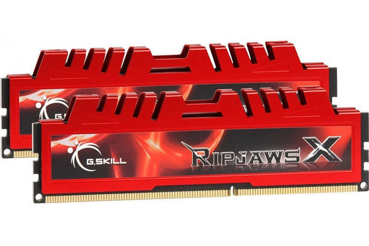 16 GB G.Skill DIMM DDR3-1866 Dual-Kit - RipjawsX | rot