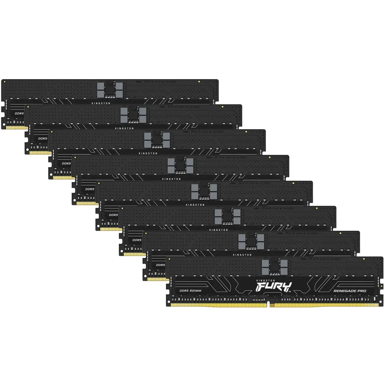 256 GB Kingston FURY DIMM DDR5-6000 Octa-Kit - Renegade Pro, INTEL XMP | schwarz