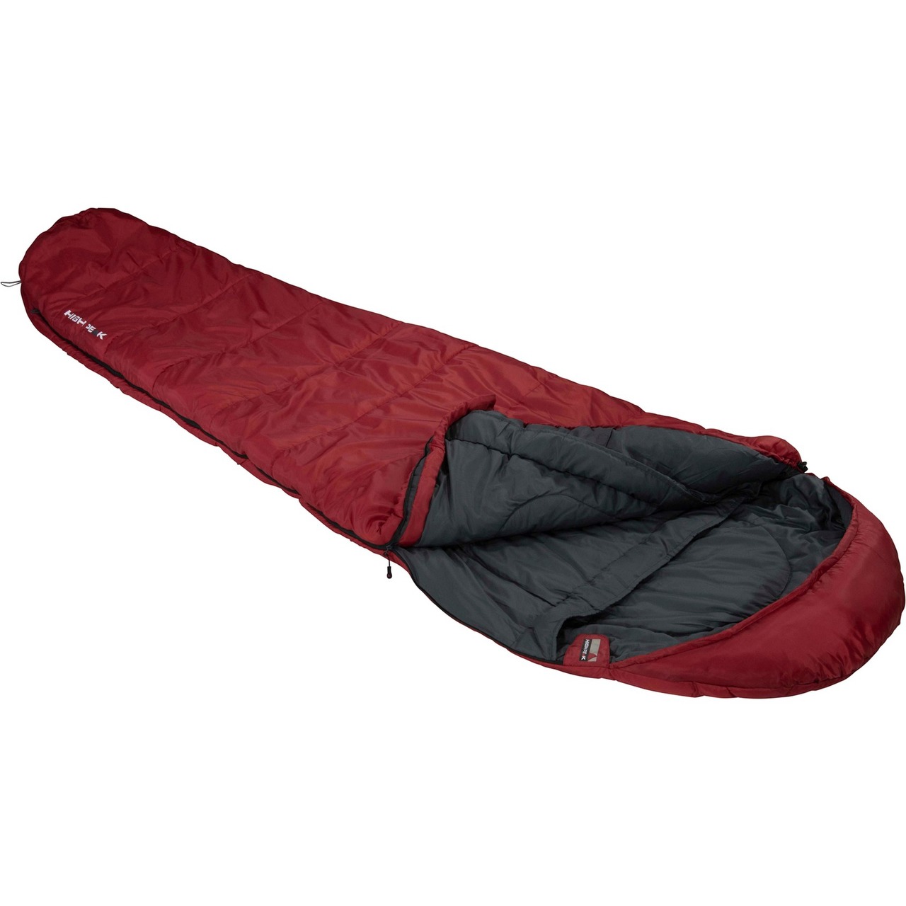 High Peak Mumienschlafsack TR 400 | dunkelrot/grau