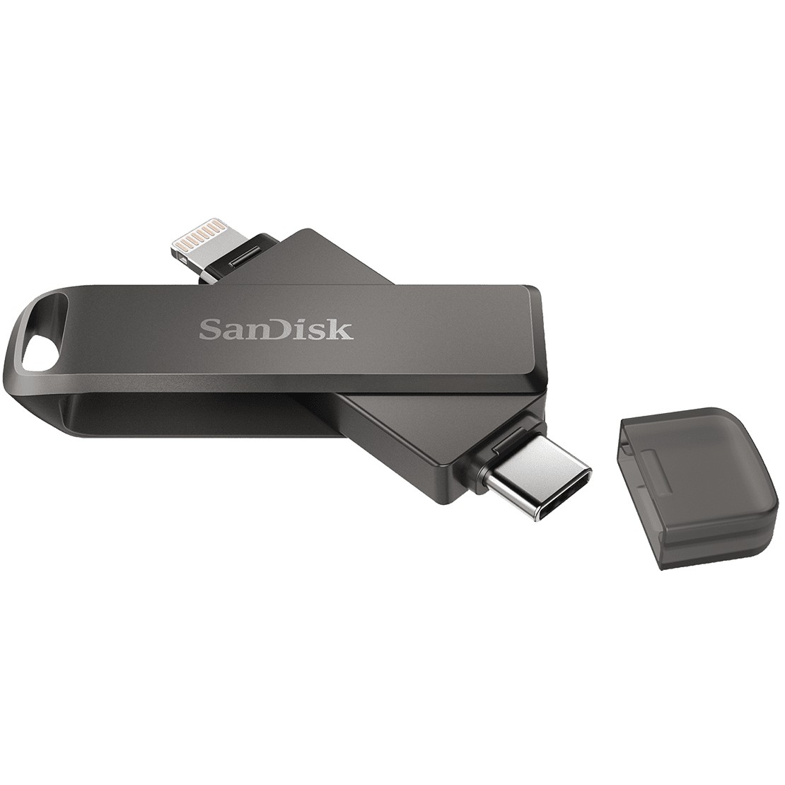 128 GB SanDisk iXpand Luxe mit Apple Lightning Connector | schwarz