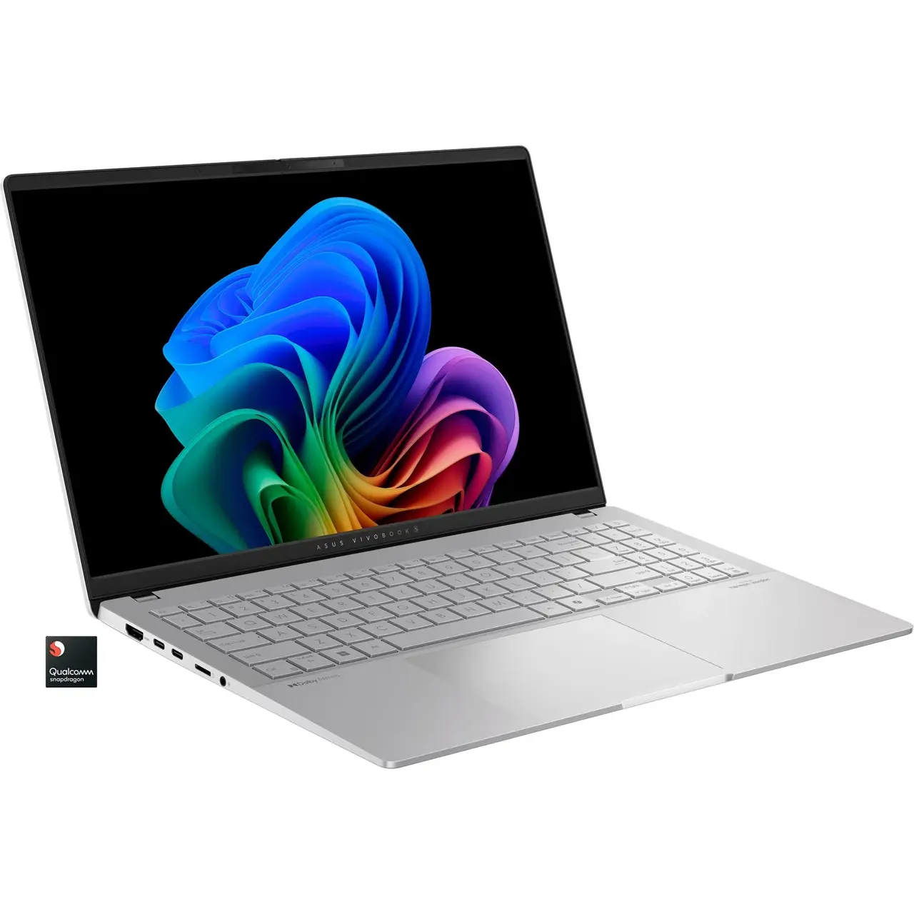 ASUS Vivobook S 15 - S5507QA-MA051W - Qualcomm Snapdragon X Plus X1P-64-100, Qualcomm Adreno GPU, 16 GB, 1 TB SSD, Windows 11 Home 64-Bit | silber