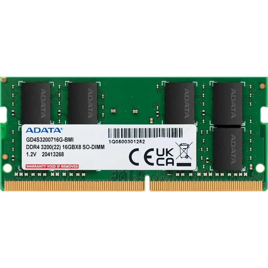     8 GB ADATA SO-DIMM 8 GB DDR4-3200 - Premier, INTEL XMP | grün