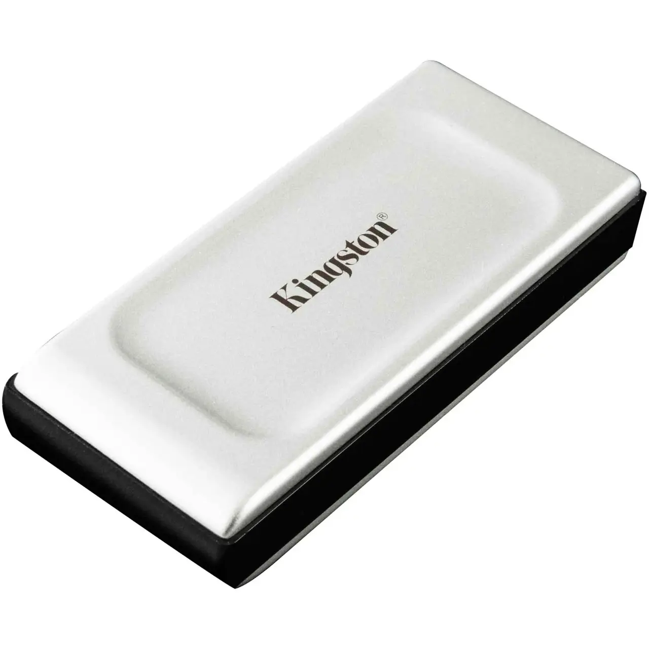 500GB Kingston XS2000 Portable SSD - USB-C 3.2 Gen 2x2 (20 Gbit/s) | silber/schwarz