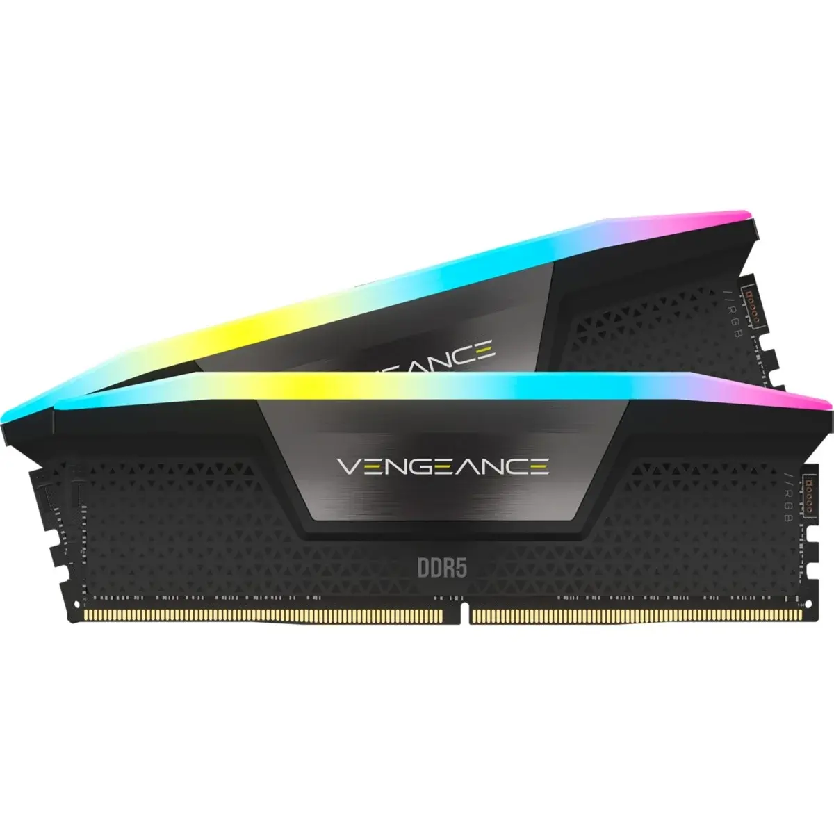 96 GB Corsair DIMM DDR5-5200 Dual-Kit - Vengeance RGB, INTEL XMP | schwarz