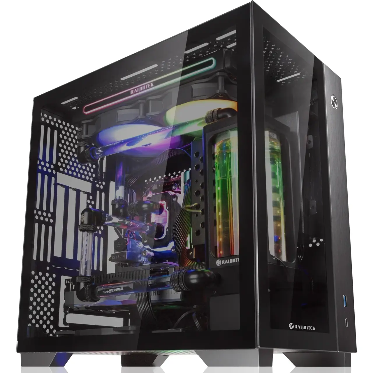 RAIJINTEK PAEAN MINI - Tempered Glass | schwarz