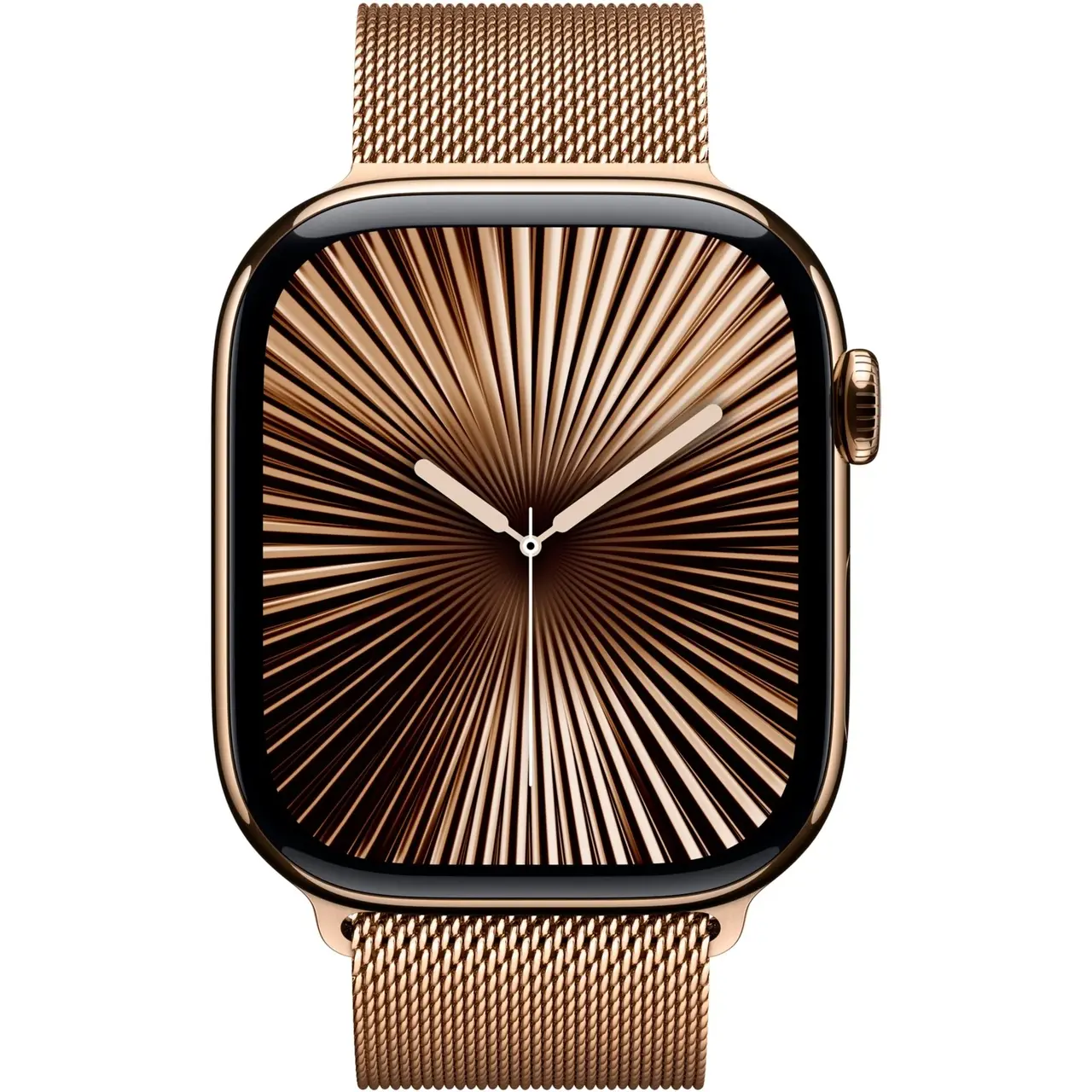 Apple Watch Series 10 -  46 mm, Titangehäuse, Milanaise Armband gold - S/M, 4G/LTE, 3G/UMTS | gold