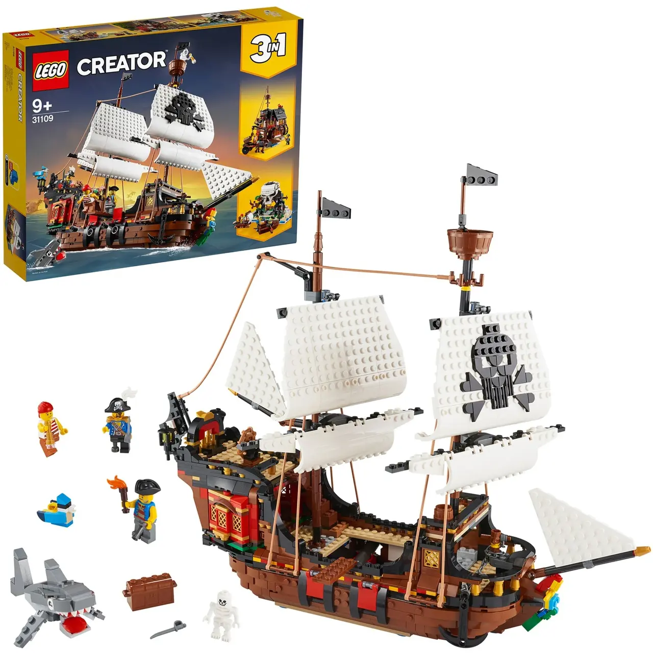 LEGO 31109 Creator Piratenschiff, Konstruktionsspielzeug