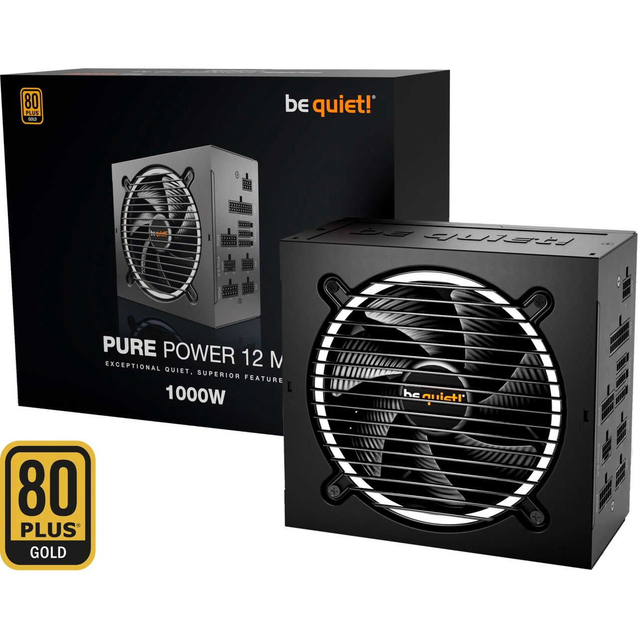 be quiet! Pure Power 12M 1000W, PC-Netzteil