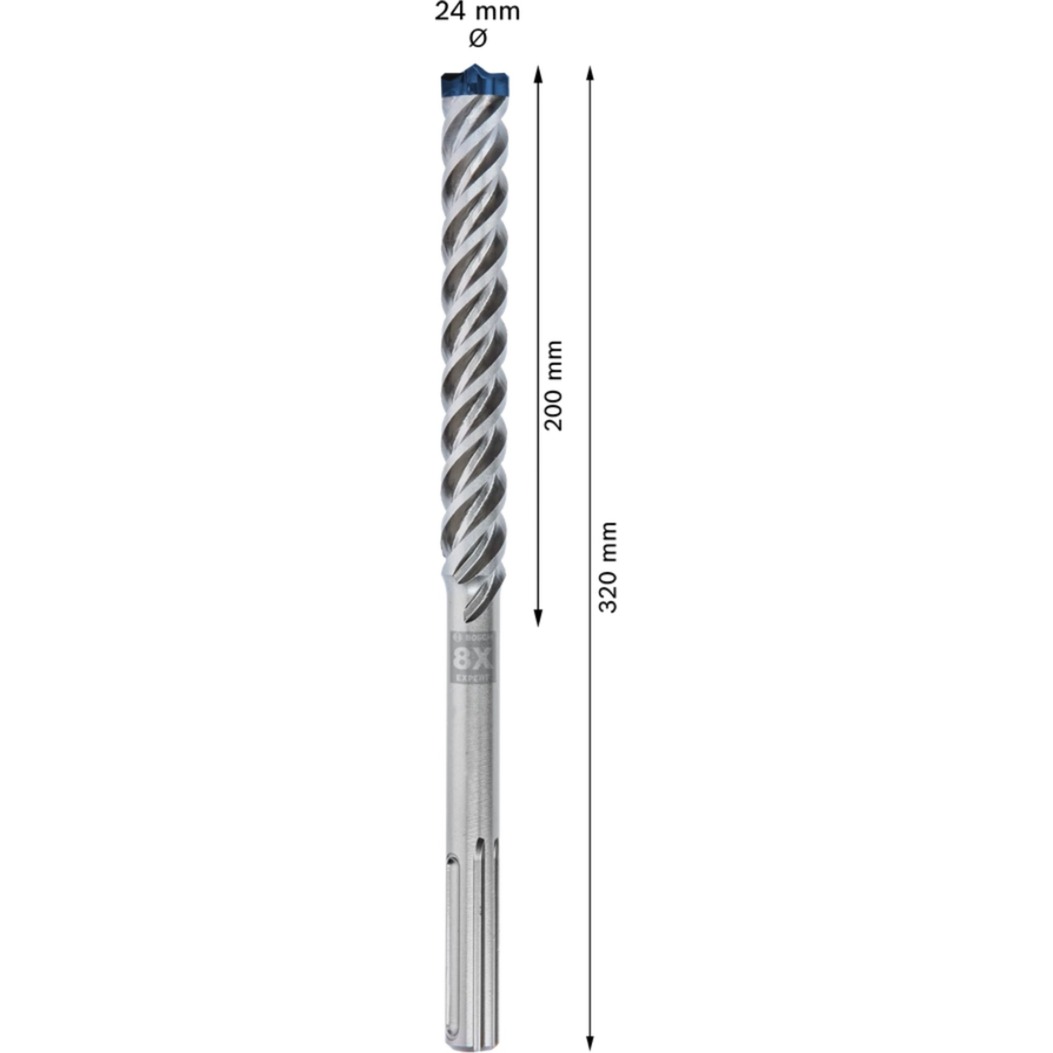 24mm Bosch Expert Hammerbohrer SDS-max-8X