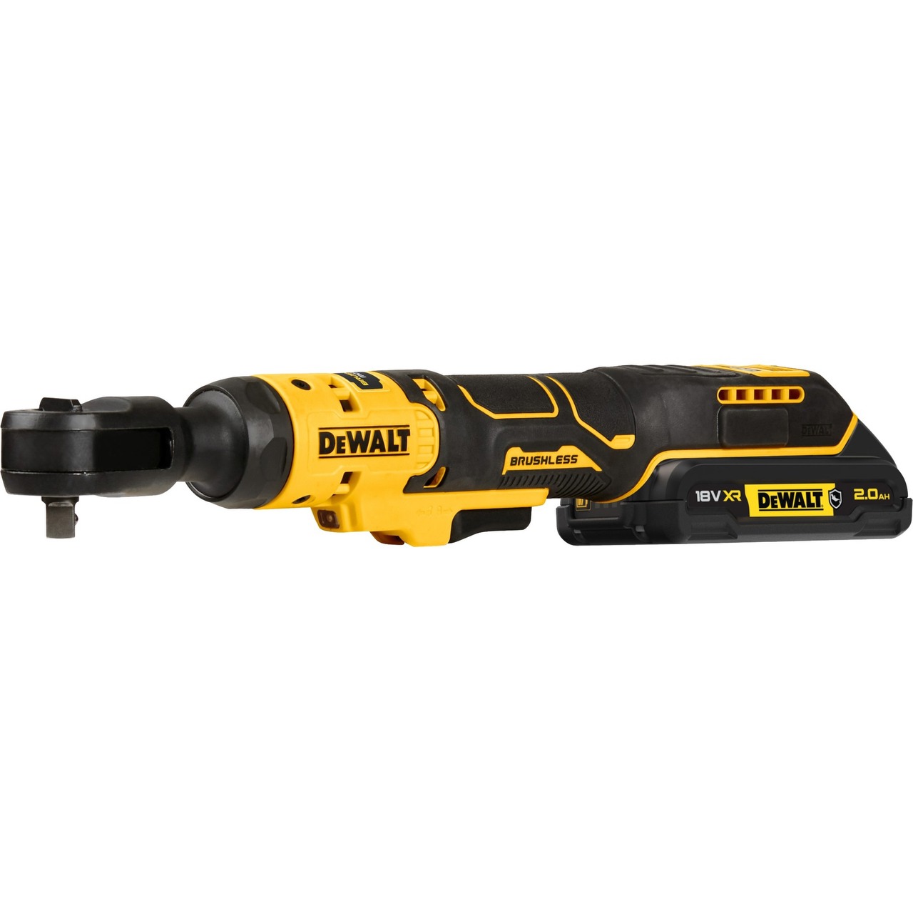 DEWALT Akku-Ratsche DCF513D1G, 3/8" - XR Li-Ionen-Akku 2,0Ah | gelb/schwarz