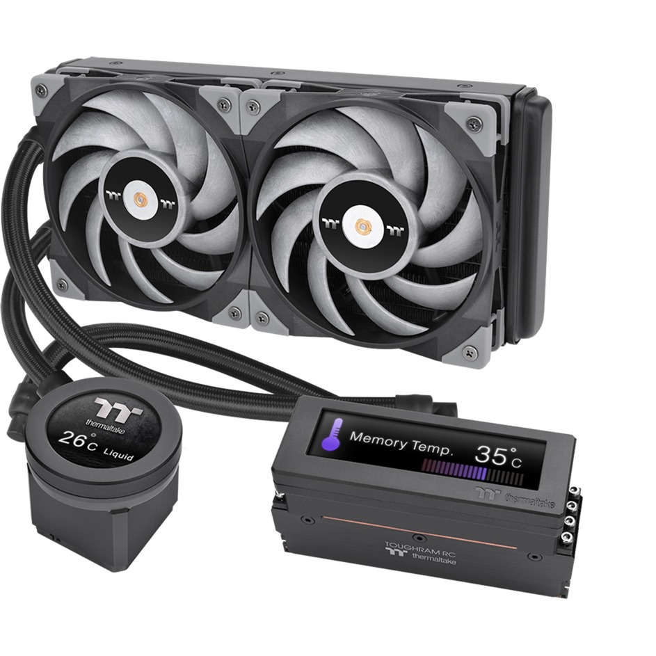 Thermaltake Floe RC Ultra 240 CPU & Memory AIO Liquid Cooler 240mm, Wasserkühlung