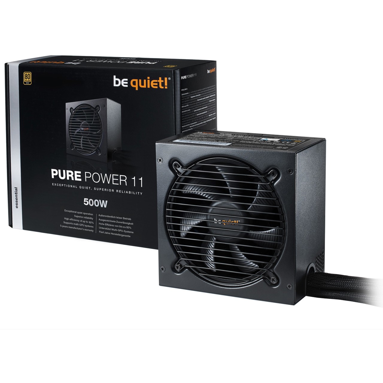 be quiet! Pure Power 11 500W, PC-Netzteil