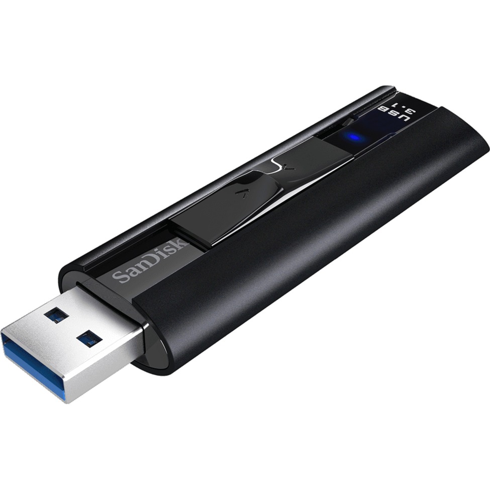 128 GB SanDisk Extreme Pro - USB-A 3.2 Gen 1 | schwarz