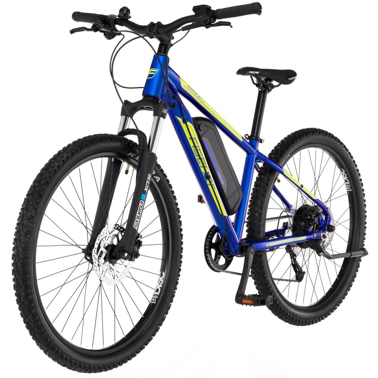 FISCHER Fahrrad Montis 2.1 Junior - 27,5",  38 cm Rahmen 2022 | blau glänzend/gelb