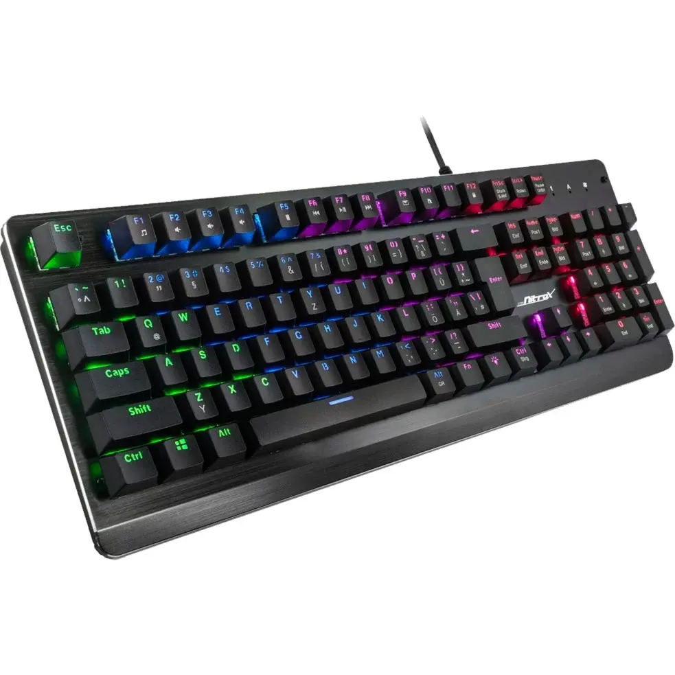 Inter-Tech NK-2000ME Gaming-Tastatur - DE-Layout | schwarz