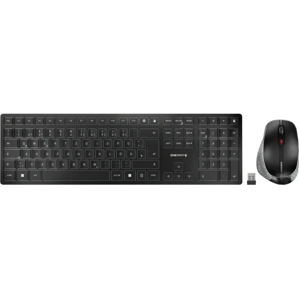 CHERRY DW 9500 SLIM - DE-Layout, Cherry SX-Scherentechnologie | schwarz/grau