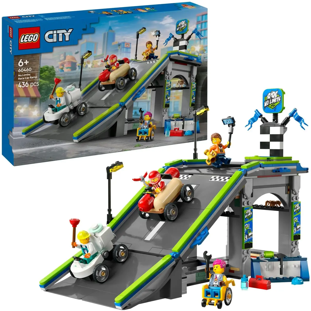 LEGO 60460 City Keine Limits: Seifenkistenrennen mit Rampe