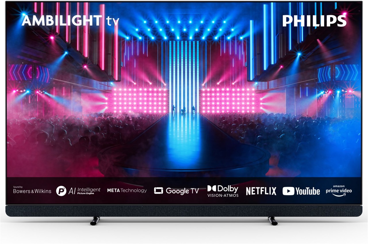 Philips 55OLED909/12 - UltraHD/4K, HDR, Dolby Atmos, Ambilight (4-seitig), 120Hz Panel | anthrazit