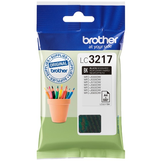 Brother Tinte LC-3217BK | schwarz