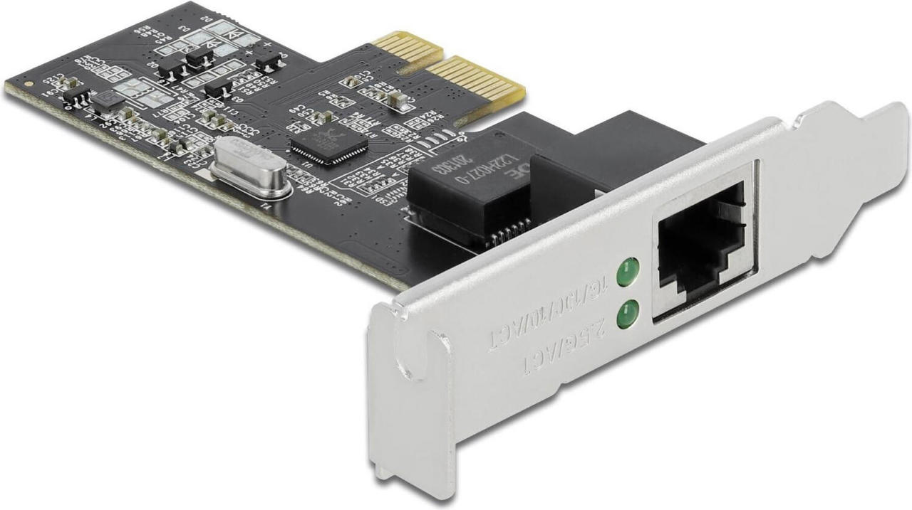 DeLOCK PCI Express x1 Karte auf 1 x 2,5 Gigabit LAN, LAN-Adapter